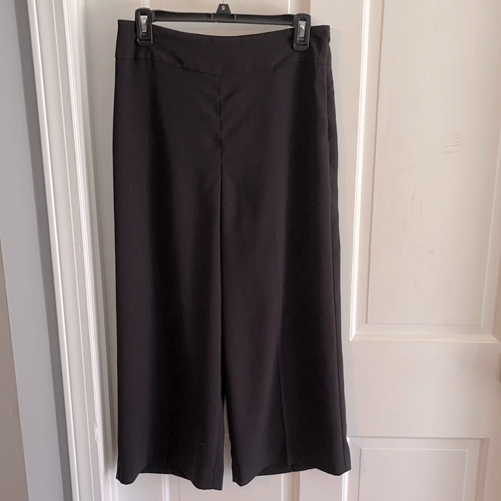 High rise cropped pant black from express